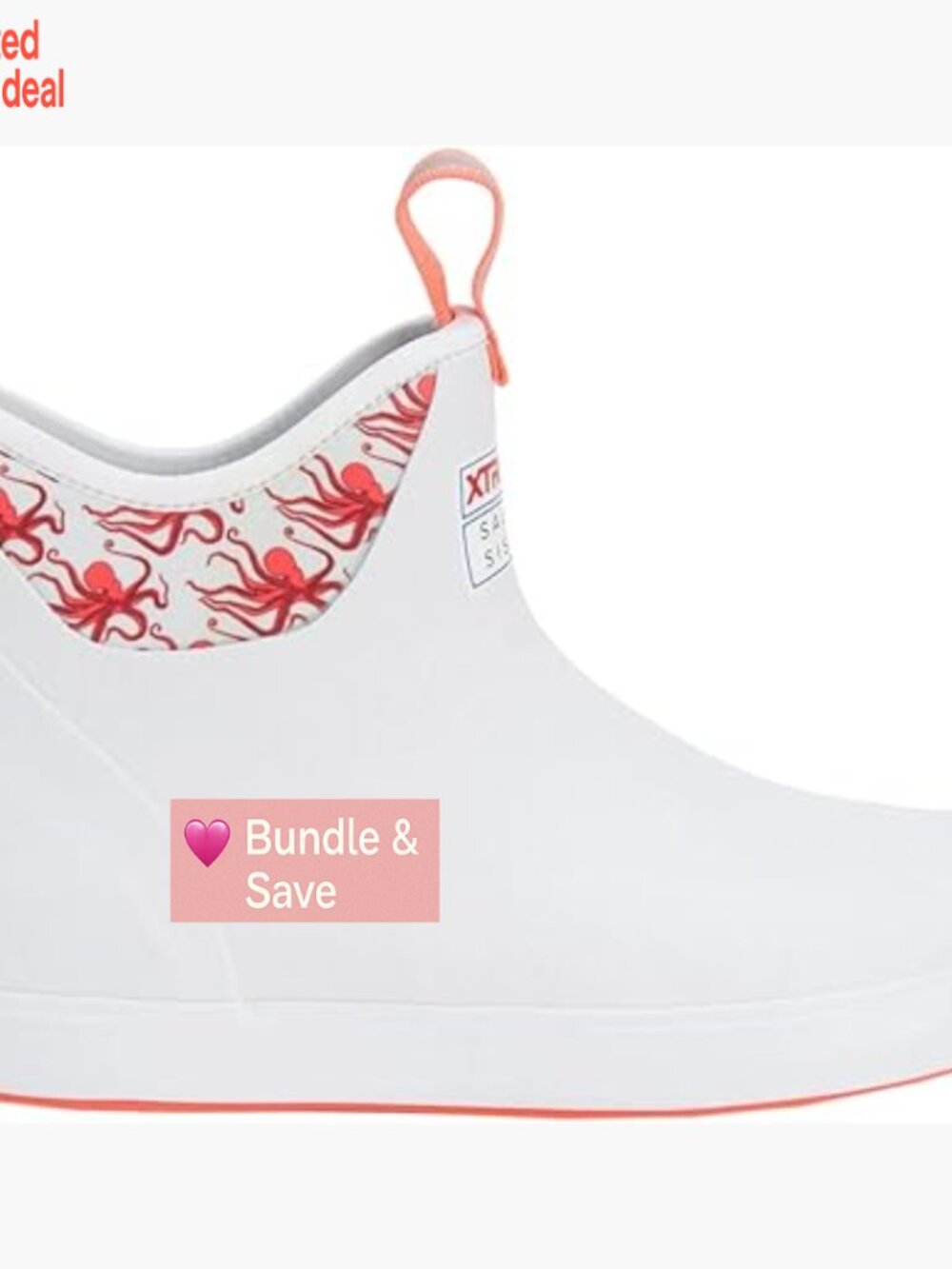 Waterproof Ankle Deck Boot with Slip-Resistant Sole